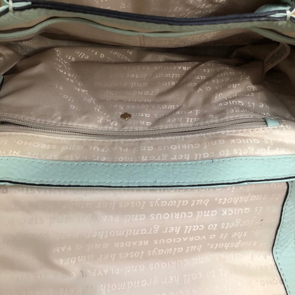 Kate Spade Pebble Leather Bag in Mint Color - Picture 5 of 5